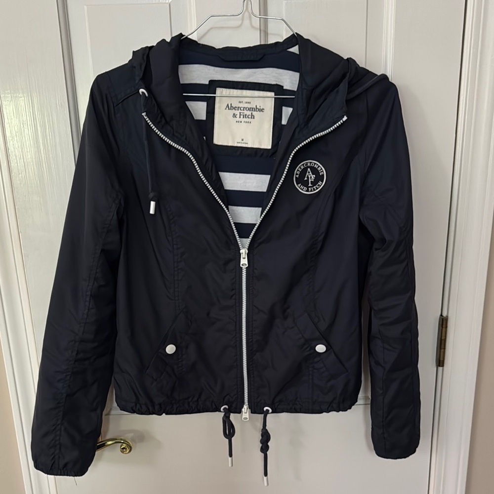 Abercrombie & Fitch Navy Utility Jacket